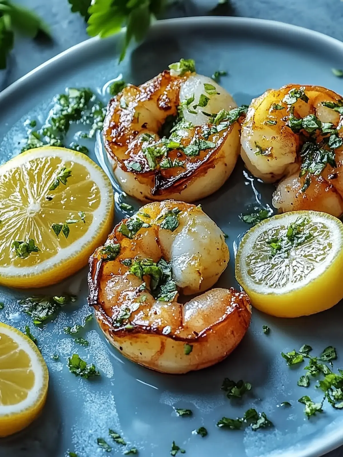 Einfache gesunde Zitronen-Knoblauch-Garnelen in 15 Minuten 2 Einfache gesunde Zitronen-Knoblauch-Garnelen