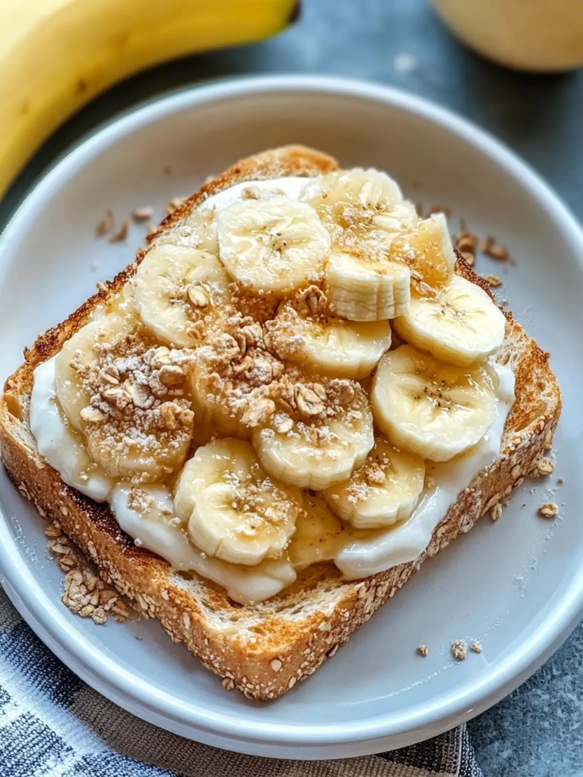Übernachtete gebackene Bananen-Französischer Toast-Auflauf leicht gemacht 4 Übernachtete gebackene Bananen-Französischer Toast-Auflauf für einfache Morgen