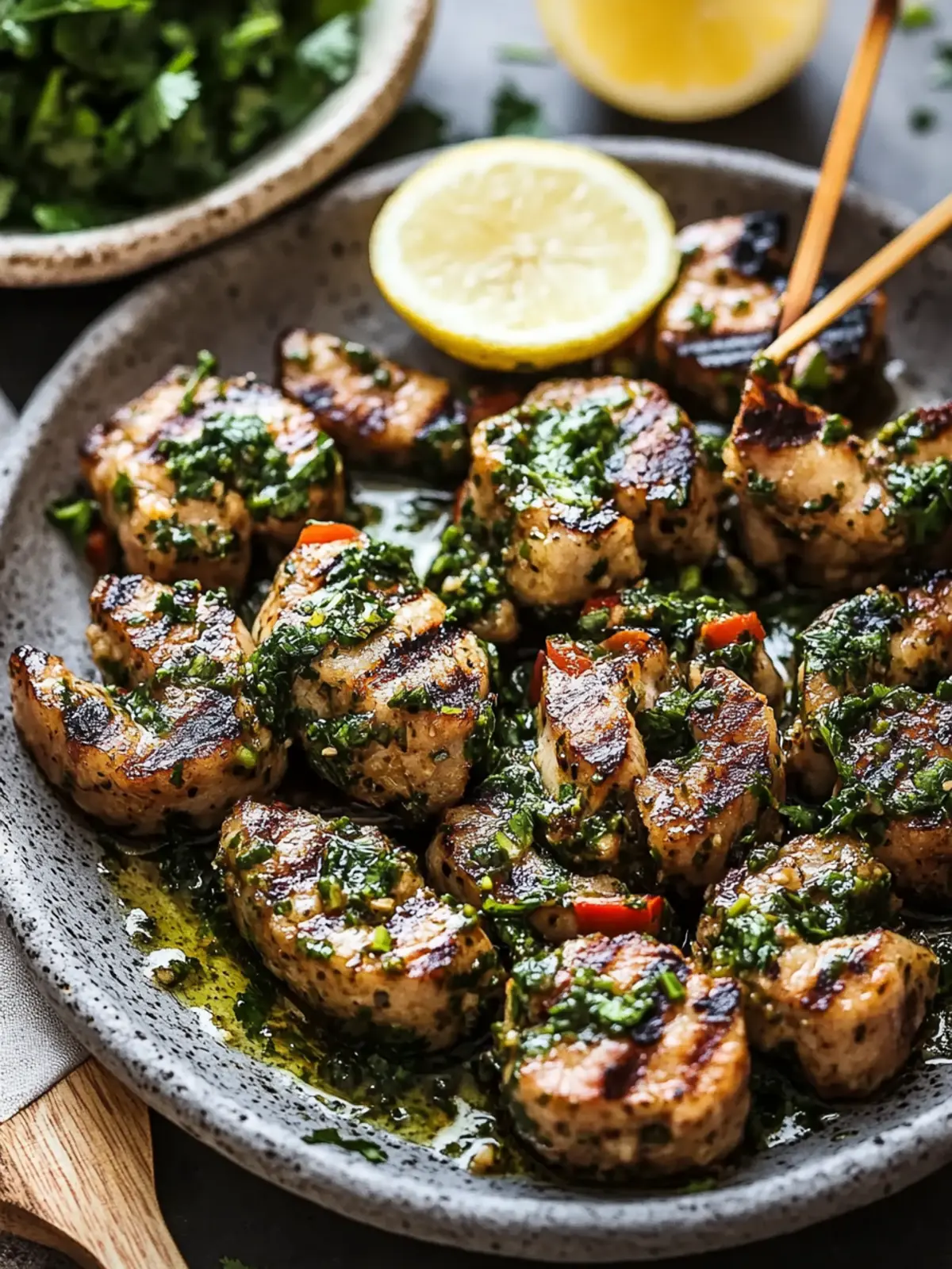 Mundwässernde Pfannen-gebratene Chimichurri-Garnelen in Minuten 3 Mundwässernde Pfannen-gebratene Chimichurri-Garnelen in Minuten