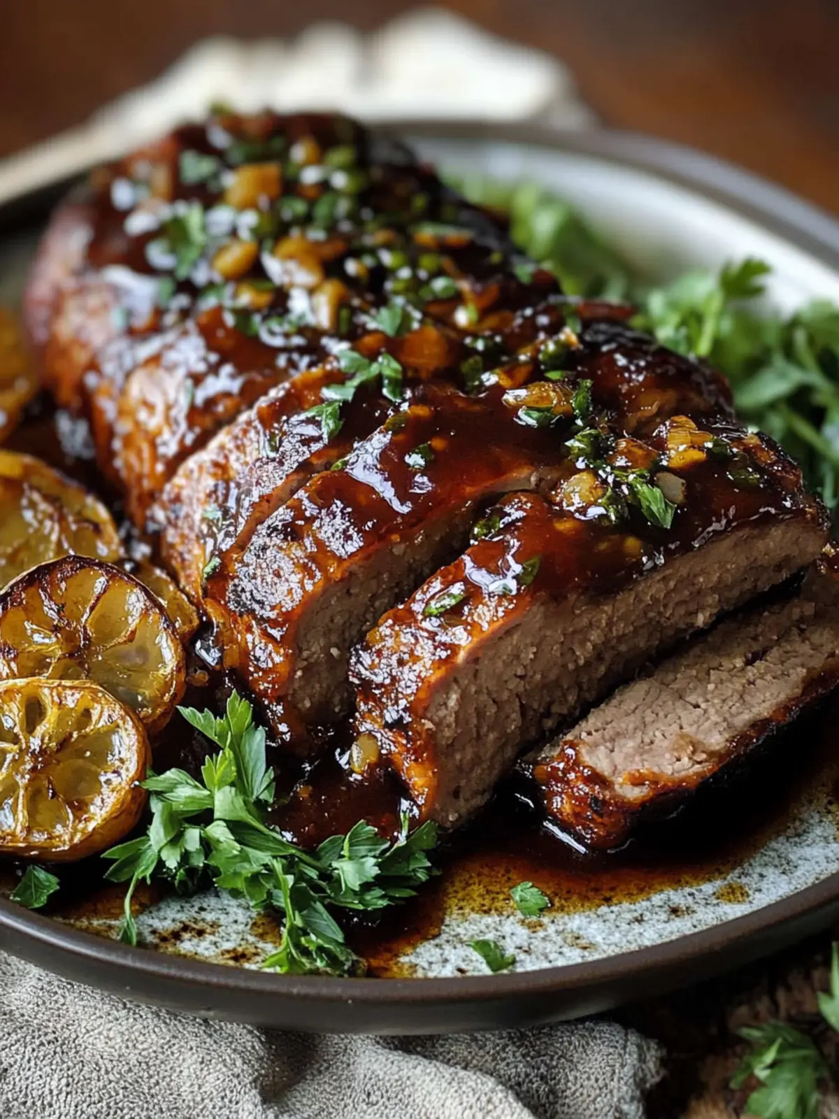 Balsamico-Glasierte Hackbraten mit Karamellisierten Zwiebeln – Festlicher Genuss für Zuhause 4 Balsamico-Glasierte Hackbraten mit Karamellisierten Zwiebeln – Ein Weihnachtskomfortklassiker