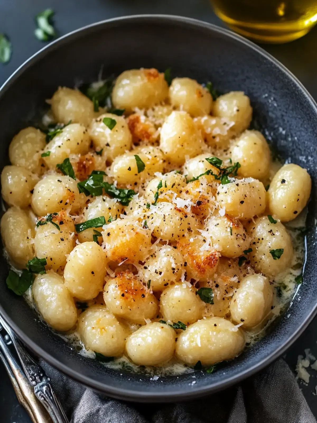 Cremige Garnelen und Gnocchi mit Knoblauch Parmesan Zauber 2 Cremige Garnelen und Gnocchi mit Knoblauch Parmesan
