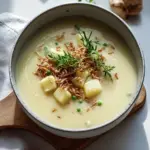 Cremige Kartoffel-Lauch-Suppe mit knusprigen Schalotten genießen 43 Cremige Kartoffel-Lauch-Suppe mit knusprigen Schalotten
