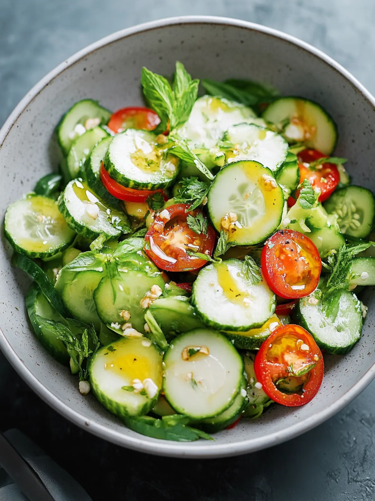 Knackiger, knuspriger Gurkensalat: Sommerfrische für dein BBQ 3 Knackiger, knuspriger Gurkensalat, der nach sommerlicher Frische schreit