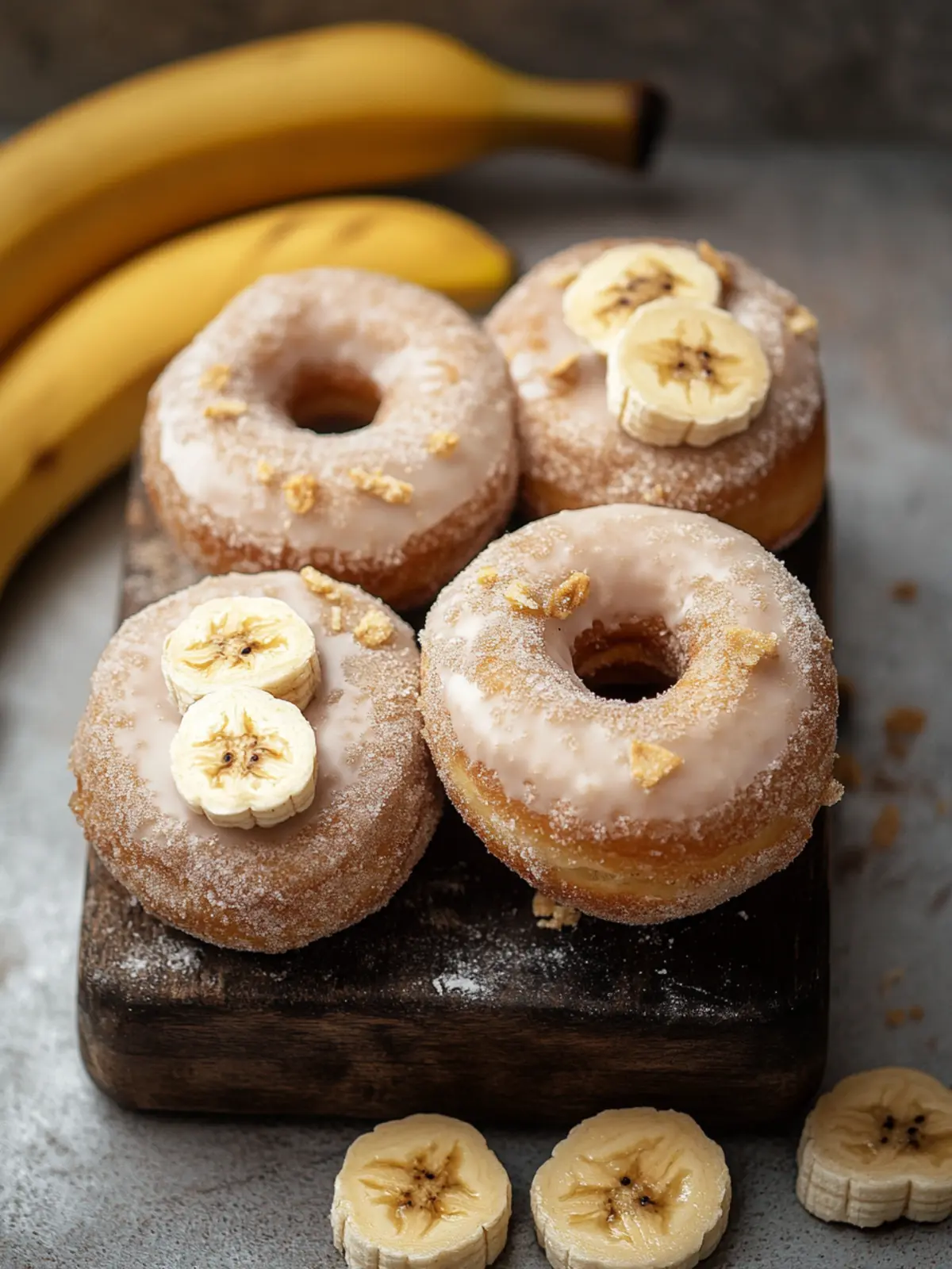 Saftige gebratene Bananen-Donuts für den perfekten Start 3 Gebratene Bananen-Donut