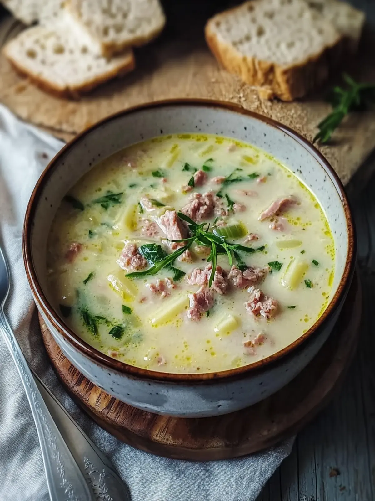 Käse- und Lauchsuppe mit Hackfleisch: Schnelles Wohlfühlessen 4 Käse- und Lauchsuppe mit Hackfleisch