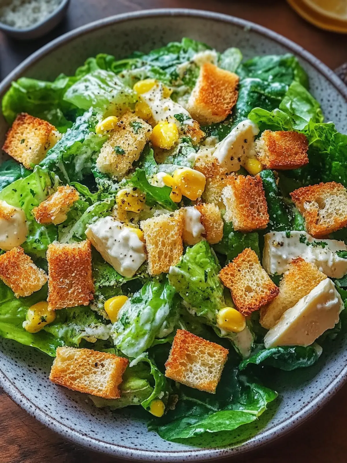 Gurken Caesar Salat – Frisch, lecker und super einfach! 3 Gurken Caesar Salat