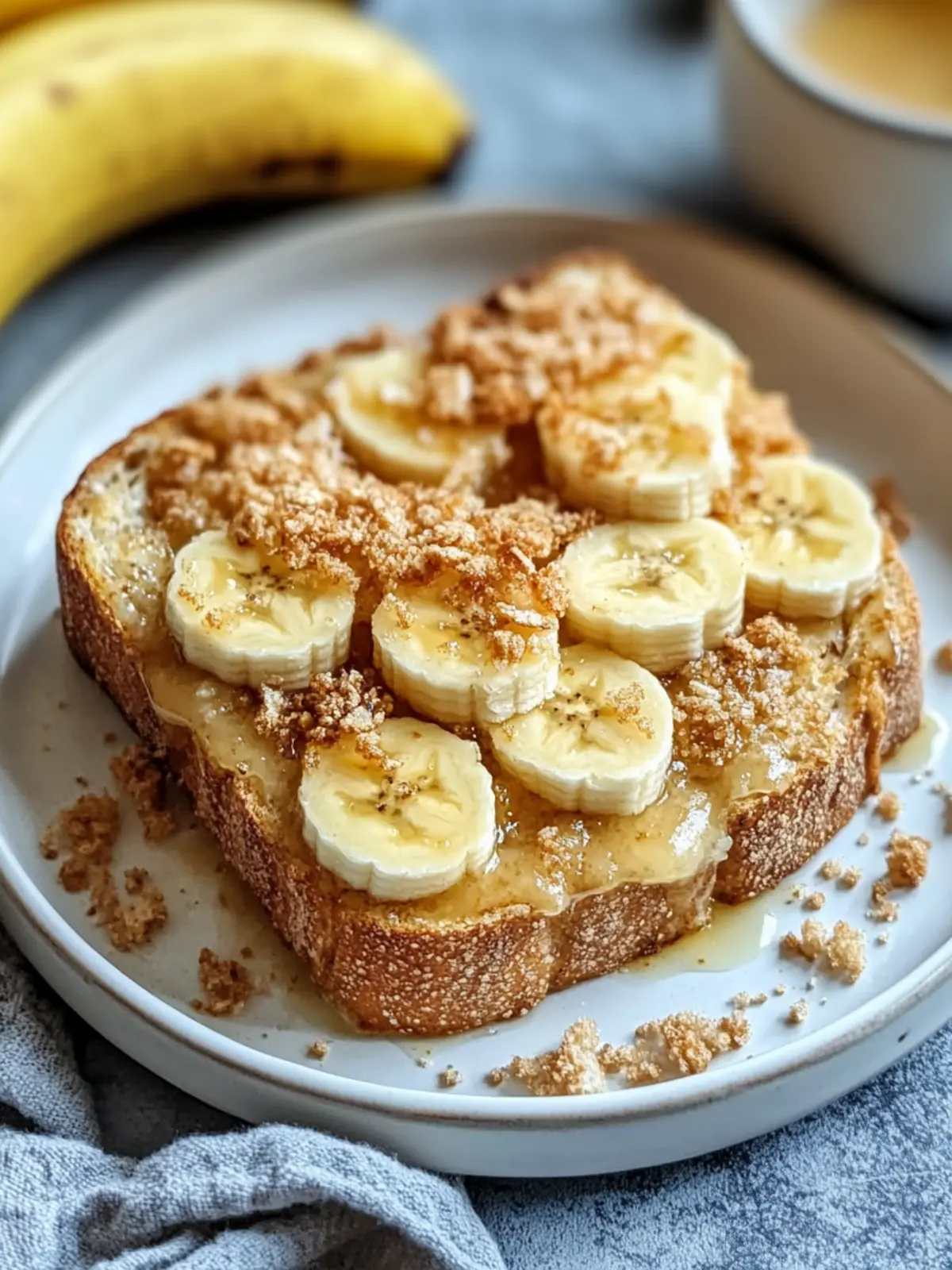 Übernachtete gebackene Bananen-Französischer Toast-Auflauf leicht gemacht 3 Übernachtete gebackene Bananen-Französischer Toast-Auflauf für einfache Morgen