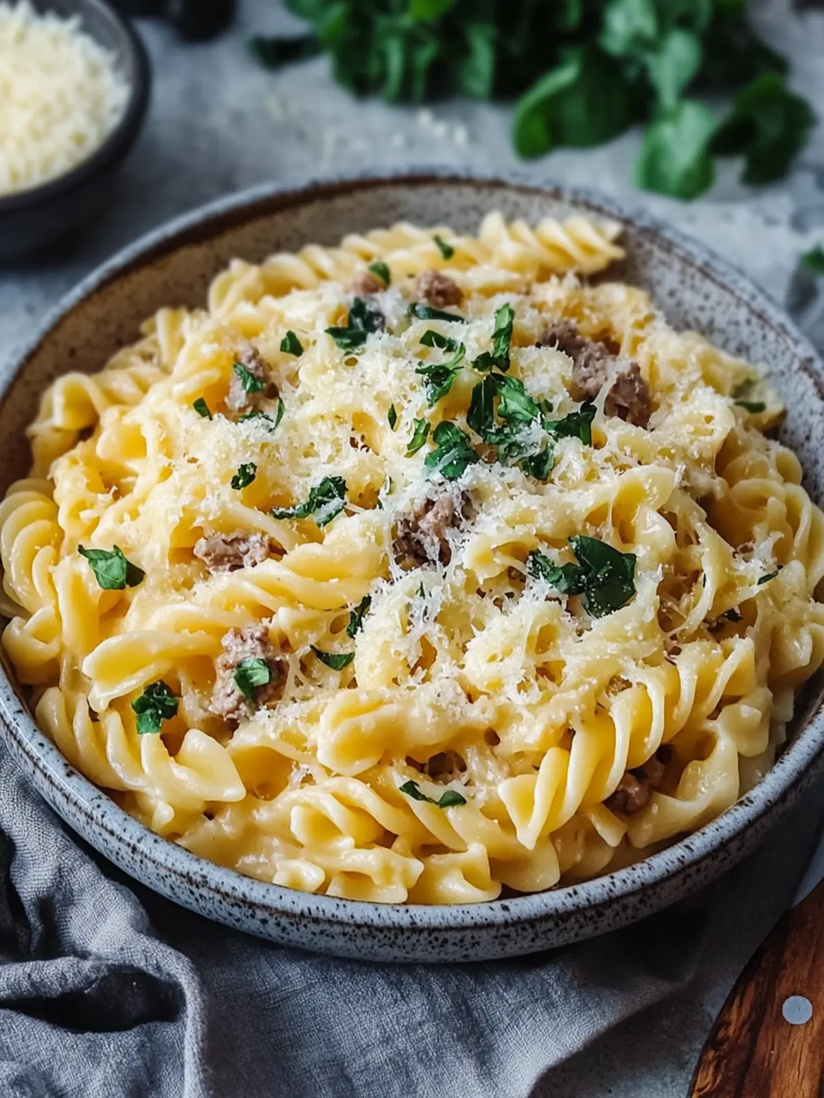 Cremige Hackfleisch-Pasta: Dein neues Wohlfühlgericht! 3 Cremige Hackfleisch-Pasta