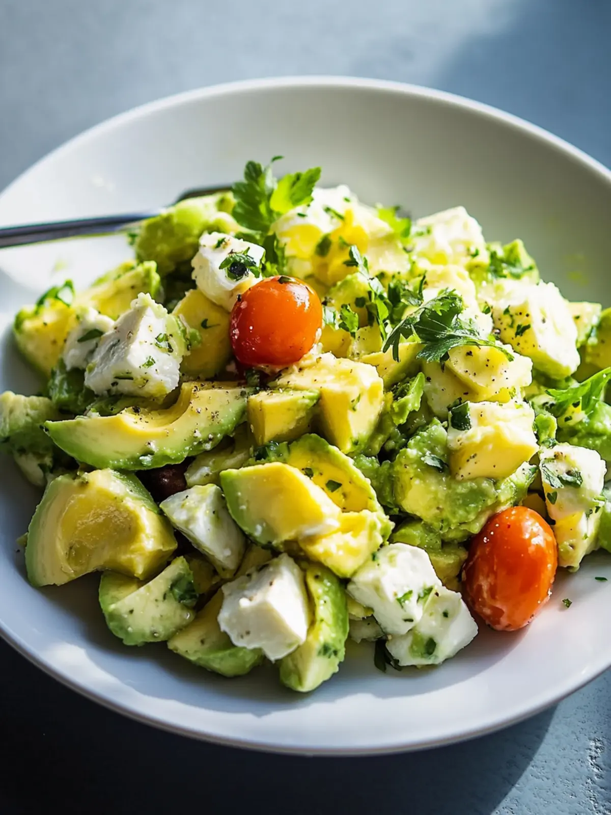 Mediterraner Avocado-Ei-Salat – Einfache spritzige Mittagsliebe 2 Mediterrane Avocado-Ei-Salat – Einfache, spritzige Mittagsbesessenheit