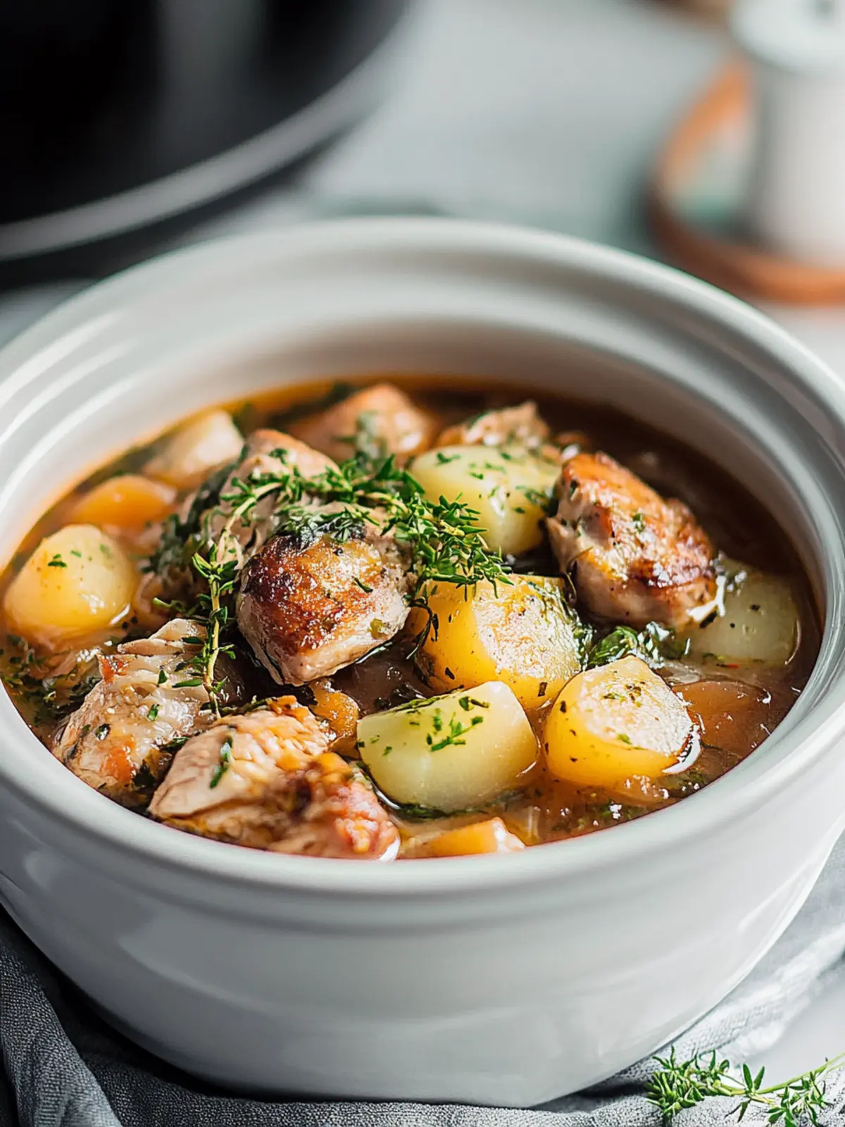 Komplettes Hühnchen-Dinner im Crockpot für die Familie genießen 4 Komplettes Hühnchen-Dinner im Crockpot