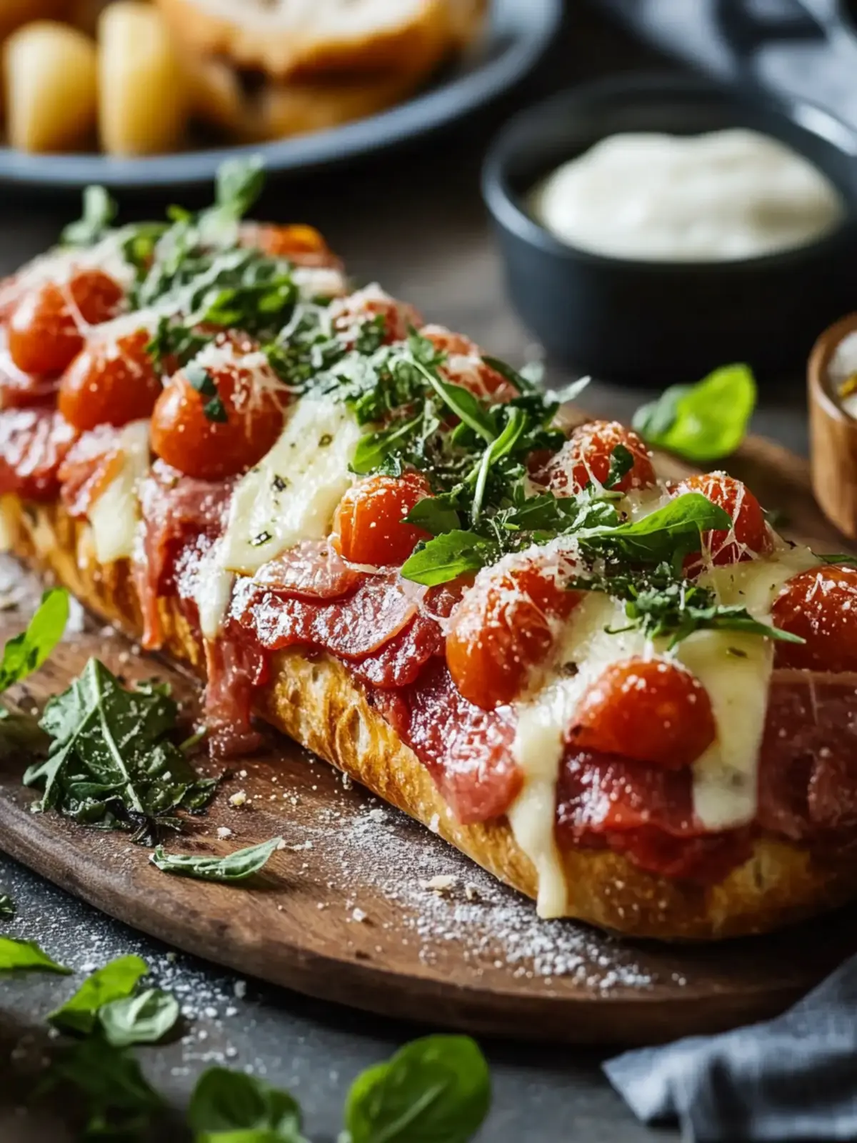 Gefüllter italienischer Fleischlaib