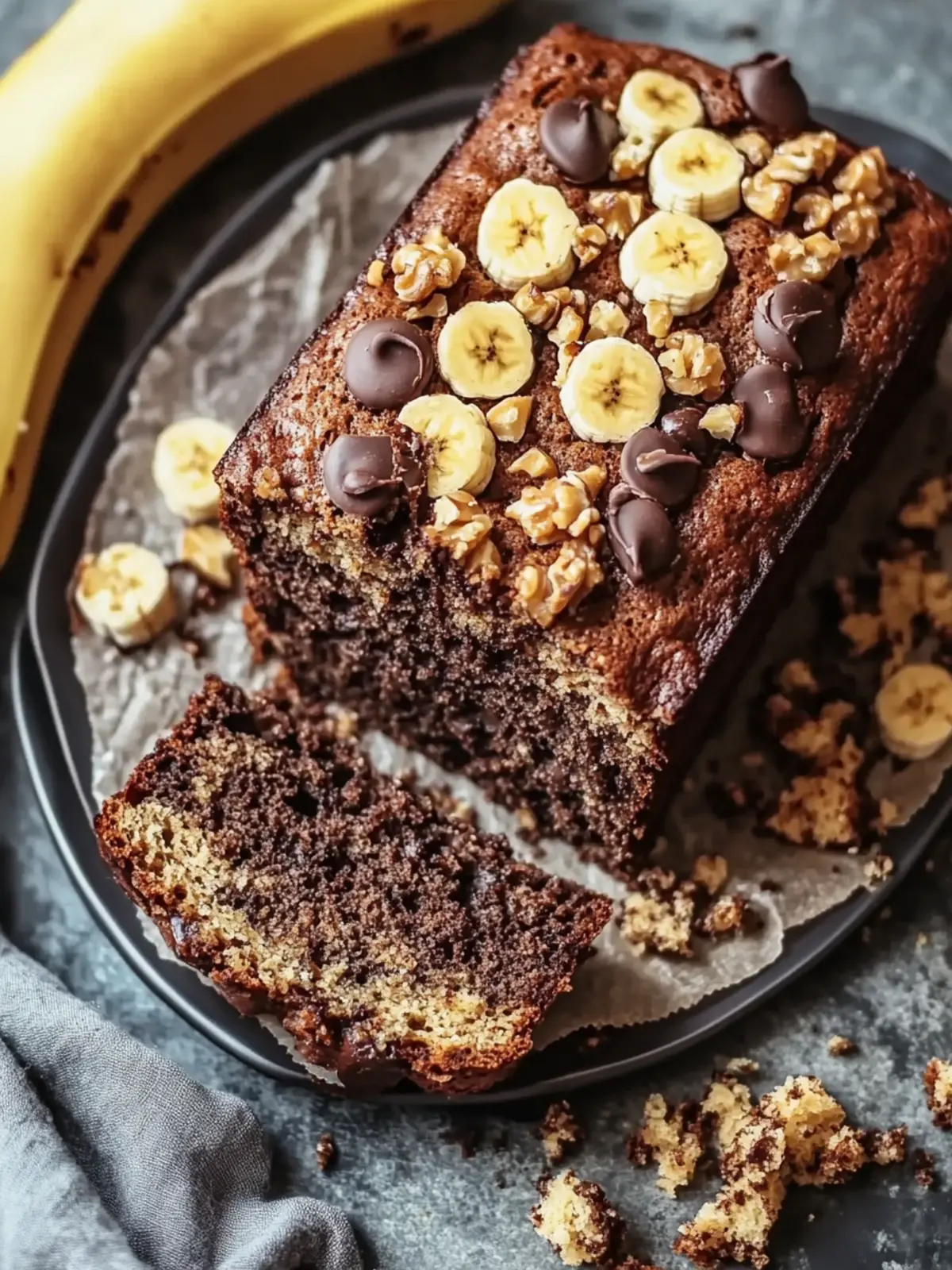 Perfekt Feuchtes Schokoladenstückchen Walnuss Bananenbrot Rezept für jedes Herz 5 Perfekt Feuchtes Schokoladenstückchen Walnuss Bananenbrot Rezept