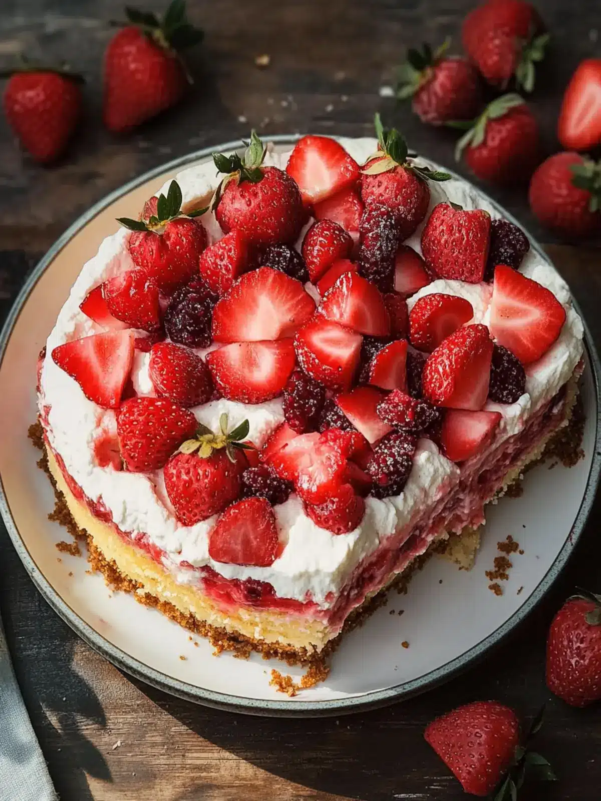 Fanta-Kuchen mit Erdbeeren – Erfrischender Genuss für jeden Tag 3 Fanta-Kuchen mit Erdbeeren