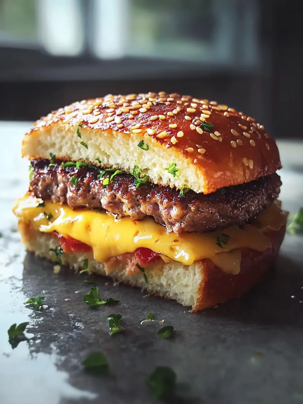 Käseburger-Fleischlaib: Dein köstlicher Keto-Klassiker 3 Käseburger-Fleischlaib