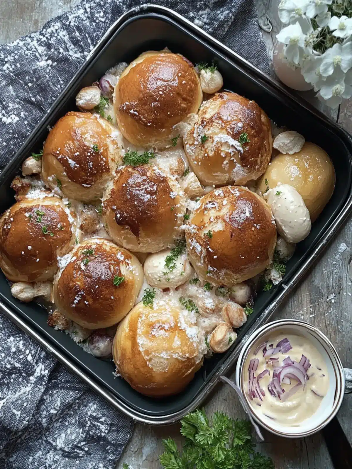 Knödel und Huhn: Das perfekte Familiengericht für jeden Abend 5 Knödel und Huhn