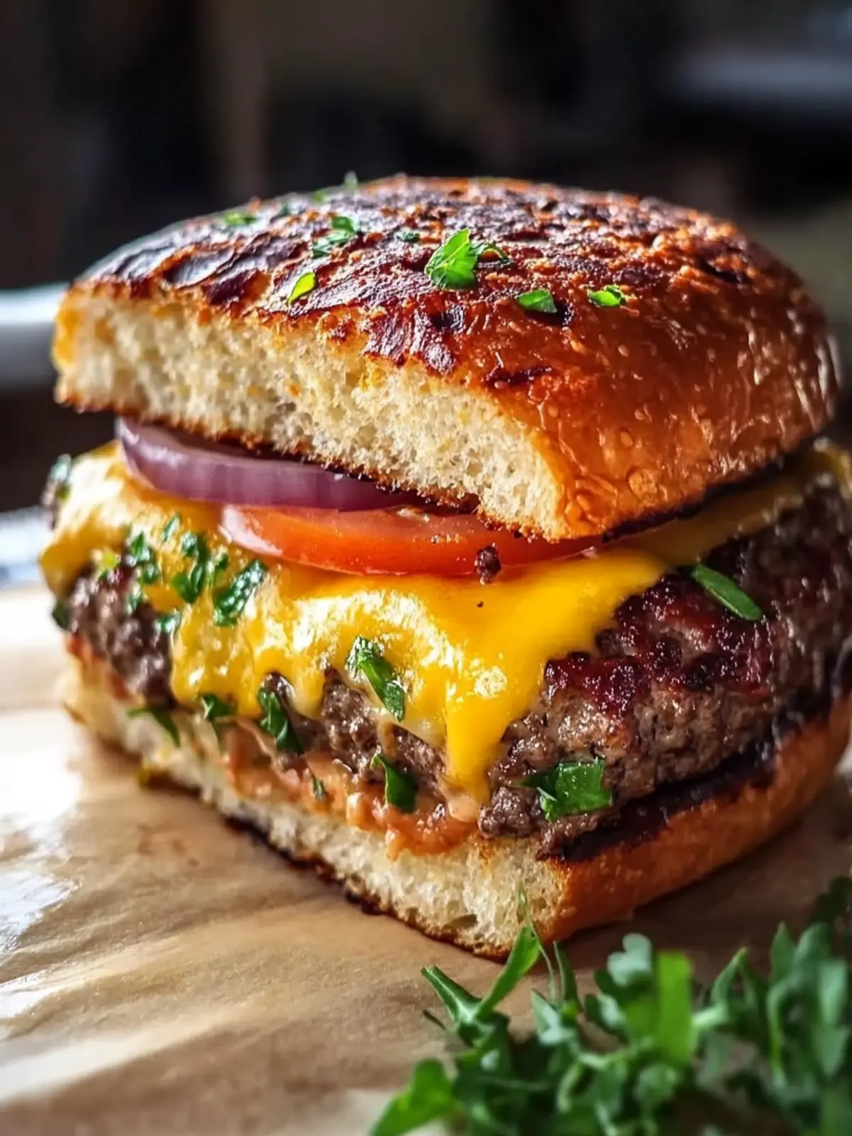 Käseburger-Fleischlaib: Dein köstlicher Keto-Klassiker 4 Käseburger-Fleischlaib