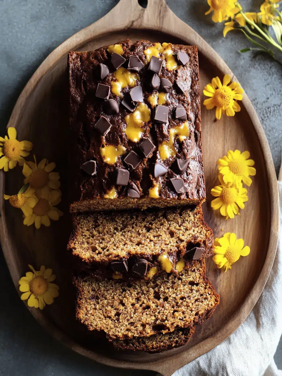 Braune Butter Schokoladenstückchen Kürbisbrot für den Herbstzauber 2 Braune Butter Schokoladenstückchen Kürbisbrot