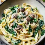 Cremige Spinat- und Pilzpaste: Schnell & Unglaublich Lecker 10 Cremige Spinat- und Pilzpaste