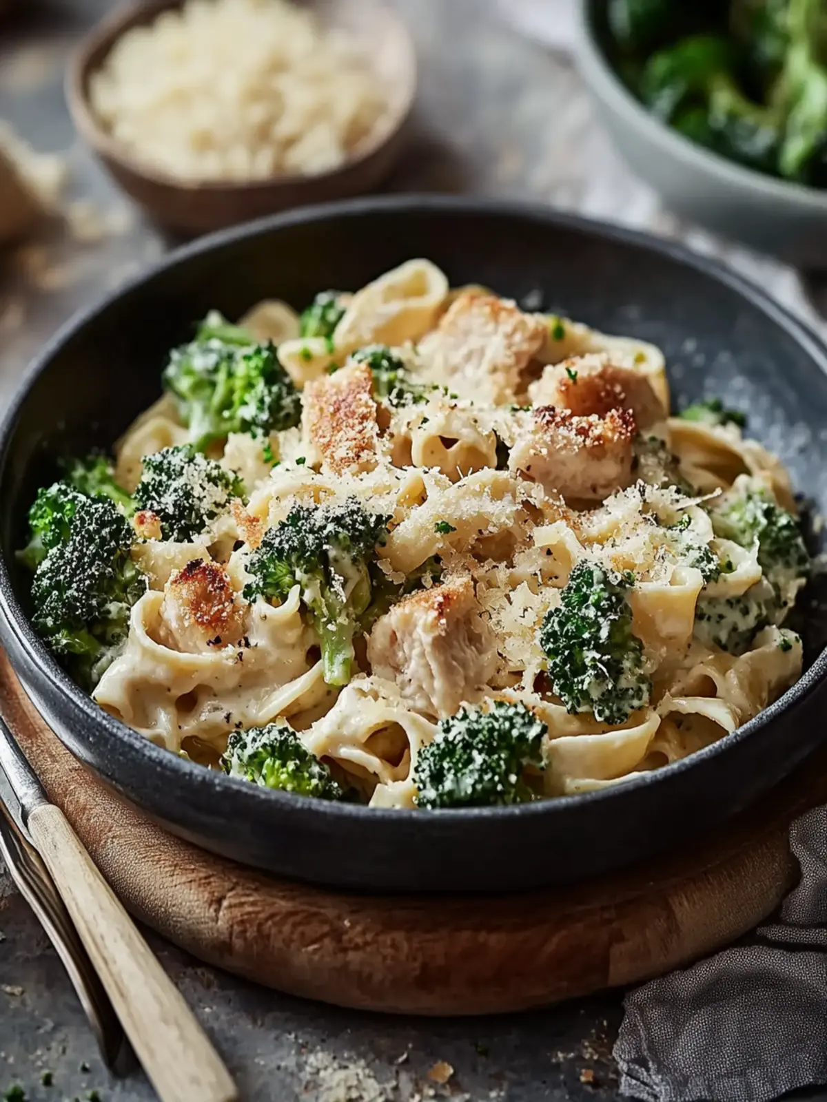 Indulgente Hühnchen-Brokkoli-Afredo In 30 Minuten Genießen 4 Indulgente Hühnchen-Brokkoli-Afredo In 30 Minuten fertig