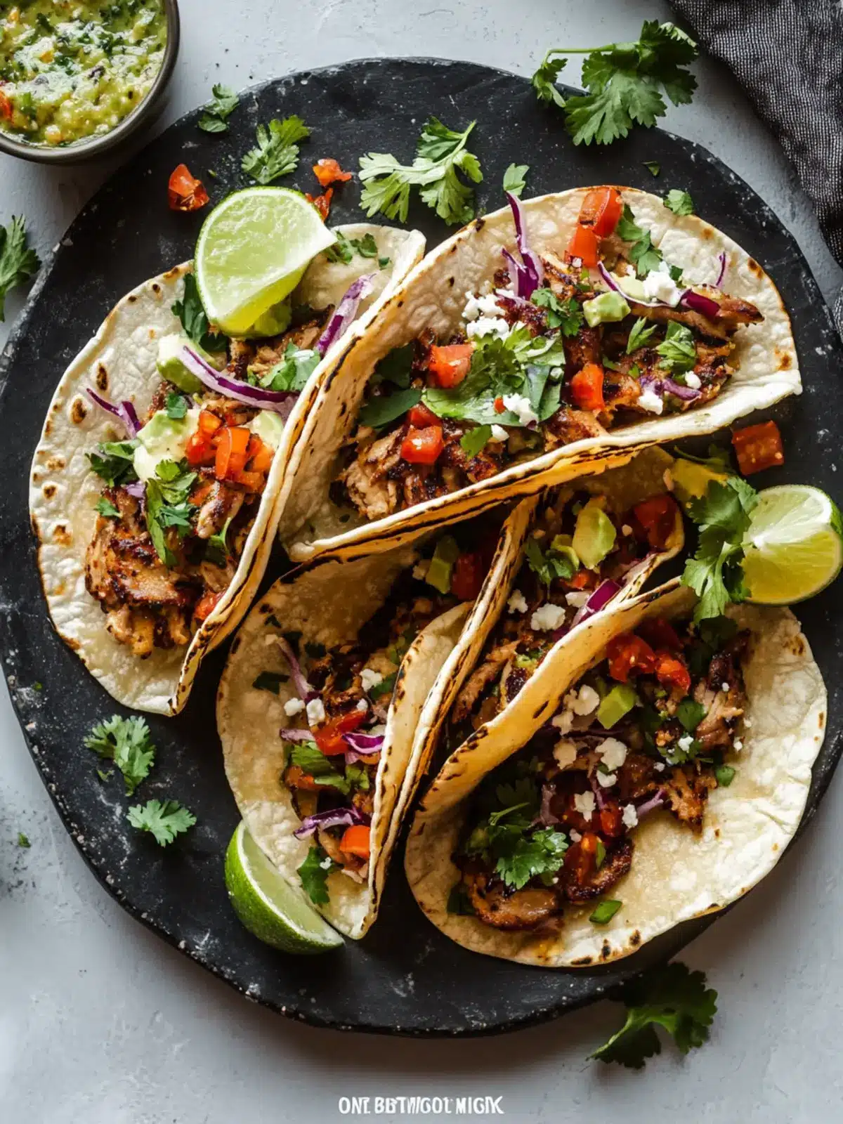 Schwarze Garnelen Tacos für ein schnelles Feierabendessen 5 Schwarze Garnelen Tacos