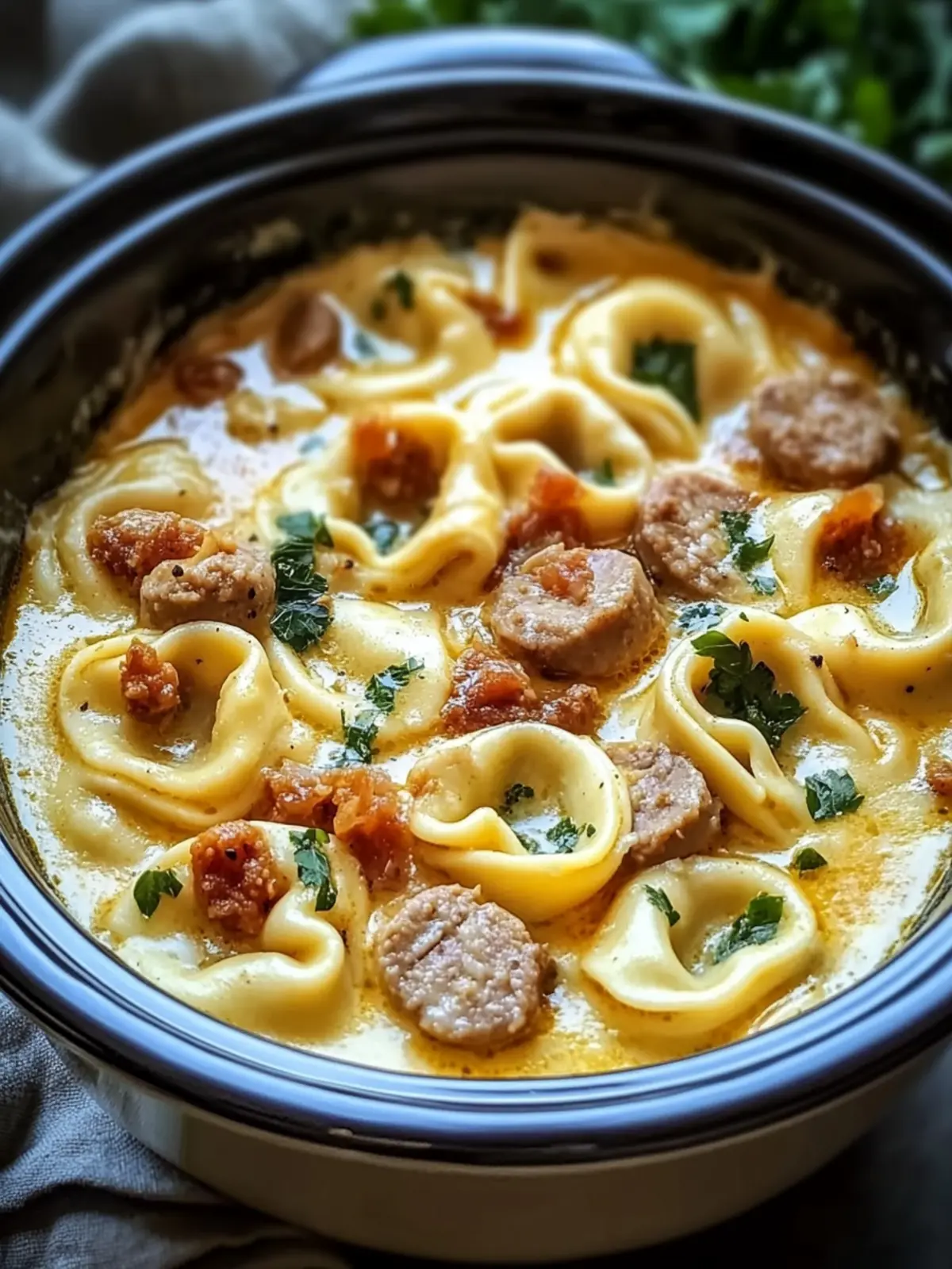 Crockpot Käse Tortellini und Wurst für Gemütliche Nächte entdecken 5 Crockpot Käse Tortellini und Wurst für Gemütliche Nächte