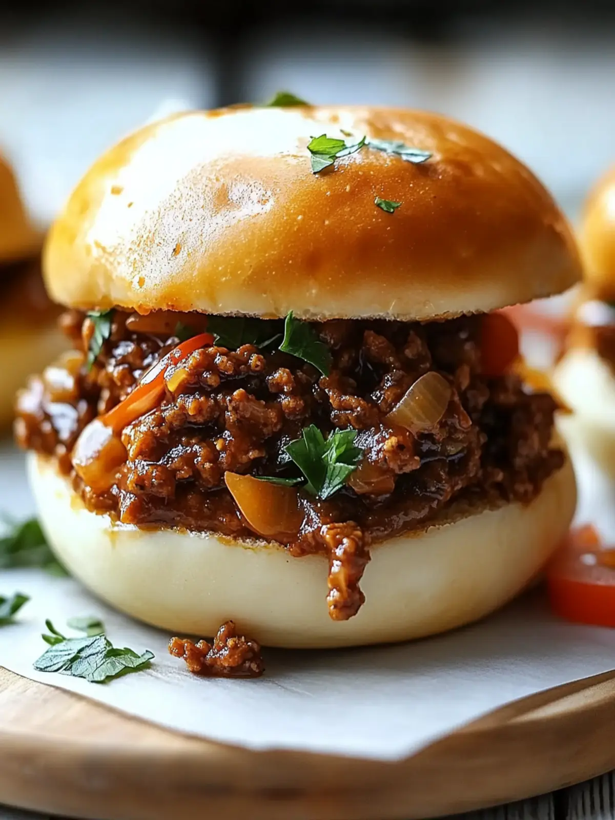 Unwiderstehliche französische Zwiebel-Rindfleisch-Sloppy Joes in 30 Minuten 2 Unwiderstehliche französische Zwiebel-Rindfleisch-Sloppy Joes
