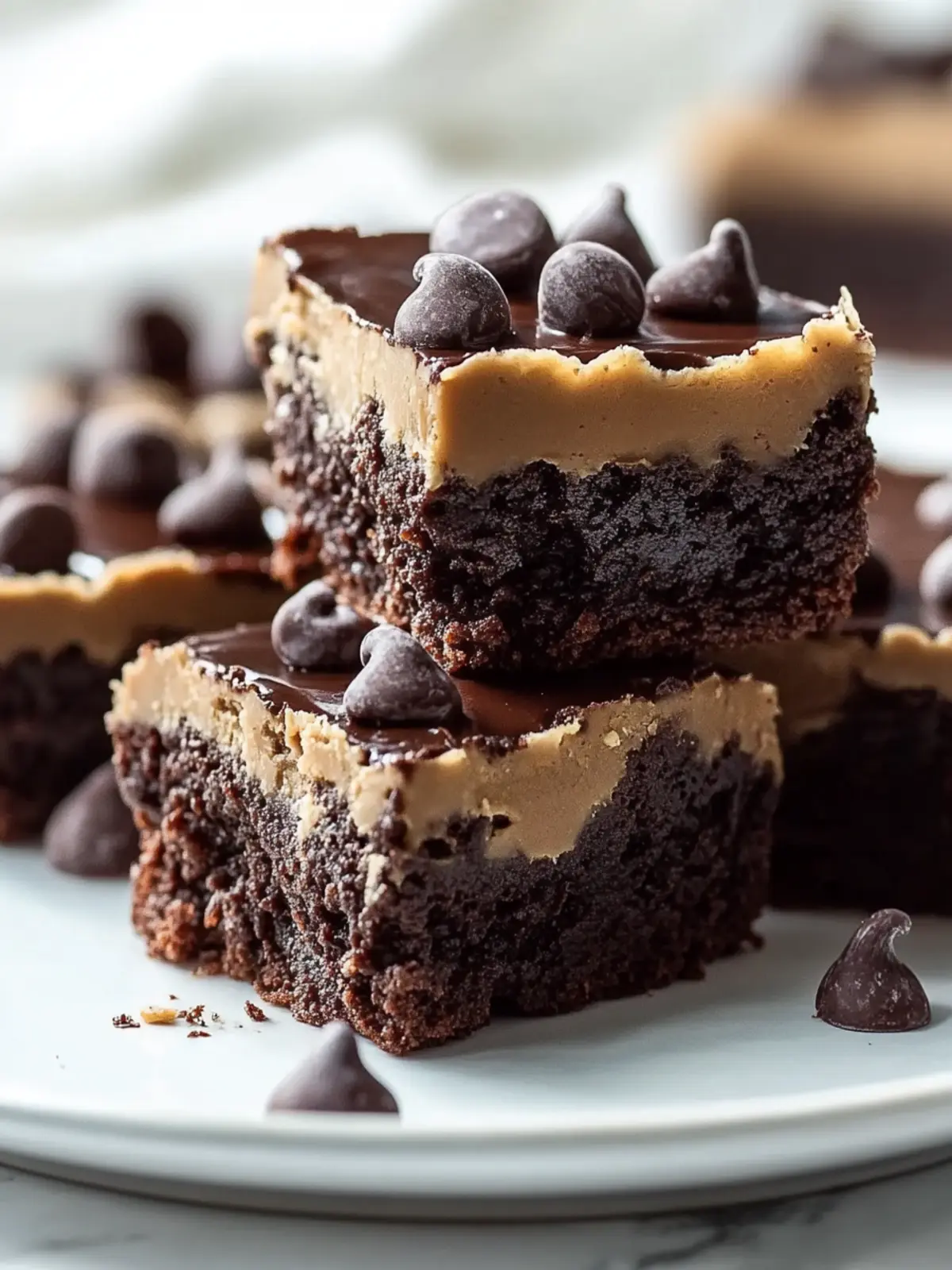 Schokoladenkeksteig Brownie Bites – Das perfekte 3-Schichten Vergnügen 5 Schokoladenkeksteig Brownie Bites – Die besten 3-Schichten Leckerei aller Zeiten