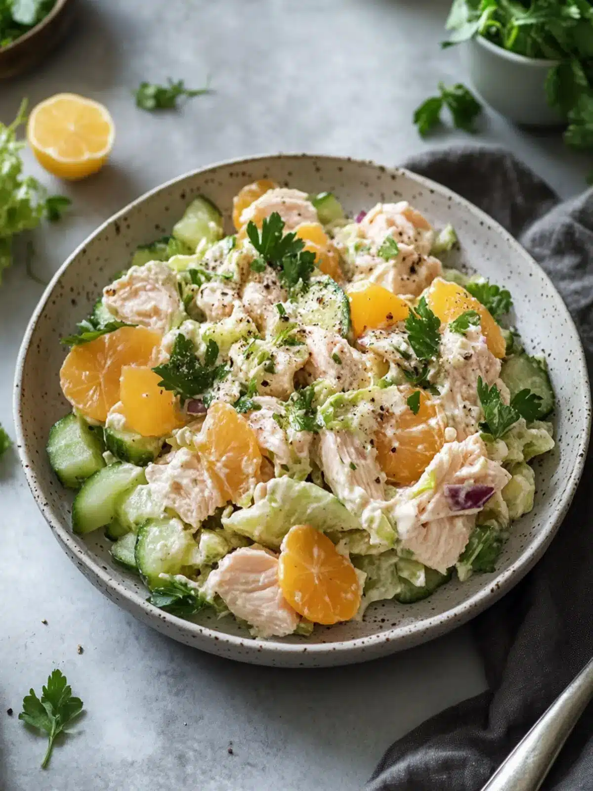 Altmodischer Hühnersalat