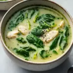 Reiche Spinat Artischocken Weiße Bohnen Suppe für Wohlfühlmomente 8 Spinat Artischocken Weiße Bohnen Suppe