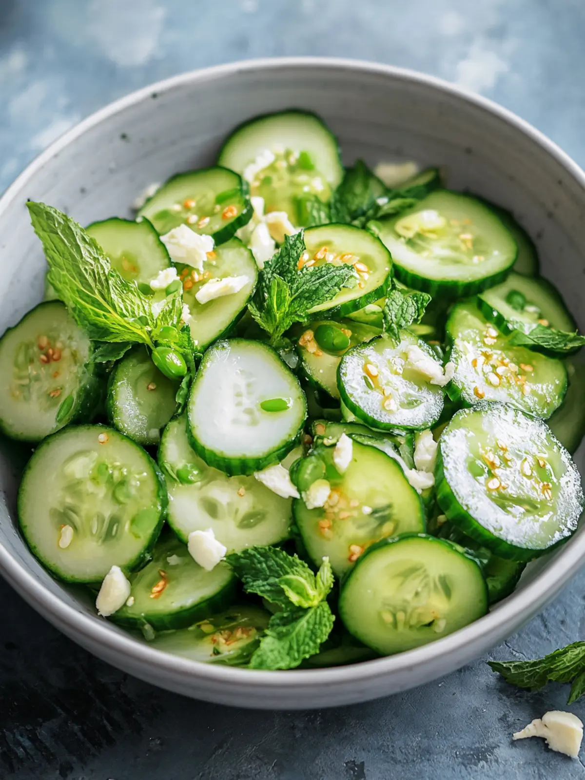 Knackiger, knuspriger Gurkensalat: Sommerfrische für dein BBQ 5 Knackiger, knuspriger Gurkensalat, der nach sommerlicher Frische schreit