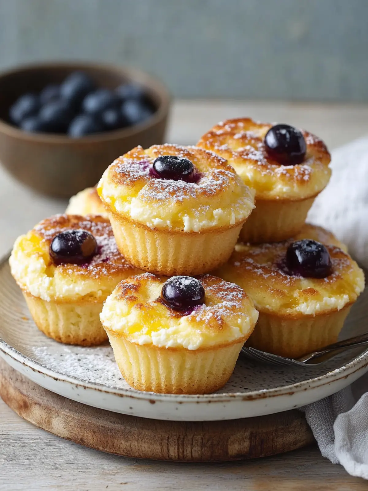 Zitronen-Ricotta-Pfannkuchen-Muffins für perfekten Genuss 3 Zitronen-Ricotta-Pfannkuchen-Muffins