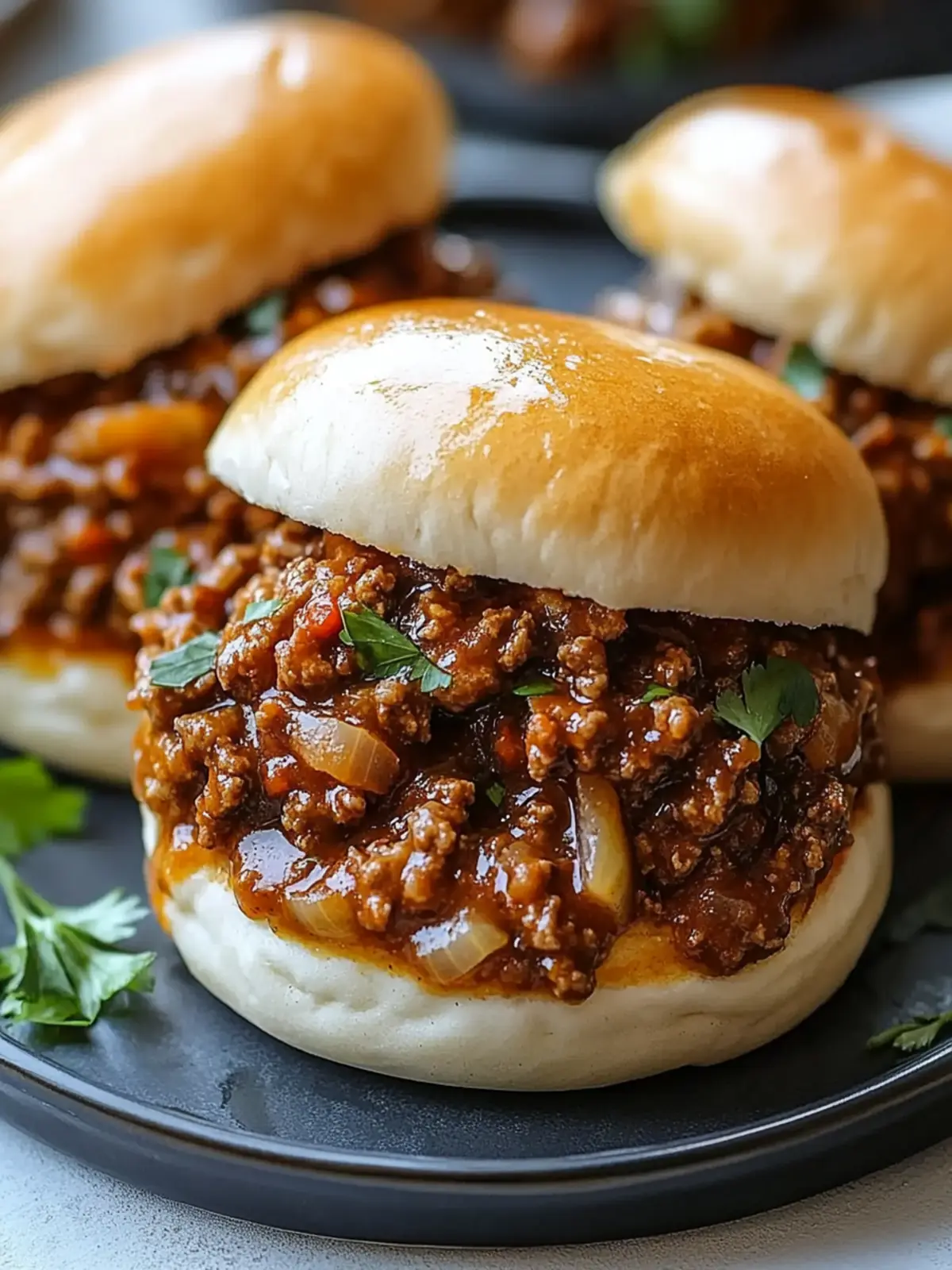 Unwiderstehliche französische Zwiebel-Rindfleisch-Sloppy Joes in 30 Minuten 5 Unwiderstehliche französische Zwiebel-Rindfleisch-Sloppy Joes