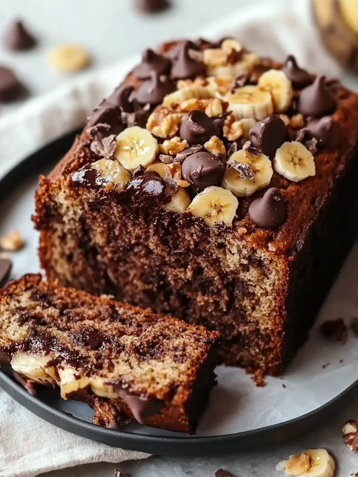 Perfekt Feuchtes Schokoladenstückchen Walnuss Bananenbrot Rezept für jedes Herz 3 Perfekt Feuchtes Schokoladenstückchen Walnuss Bananenbrot Rezept