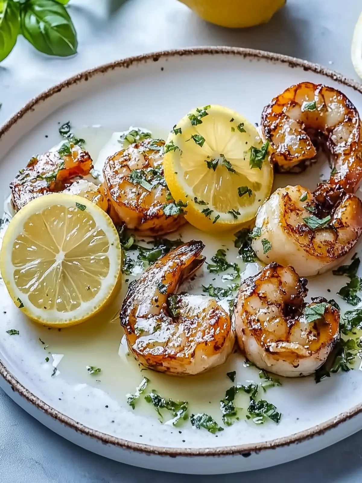 Einfache gesunde Zitronen-Knoblauch-Garnelen in 15 Minuten 4 Einfache gesunde Zitronen-Knoblauch-Garnelen