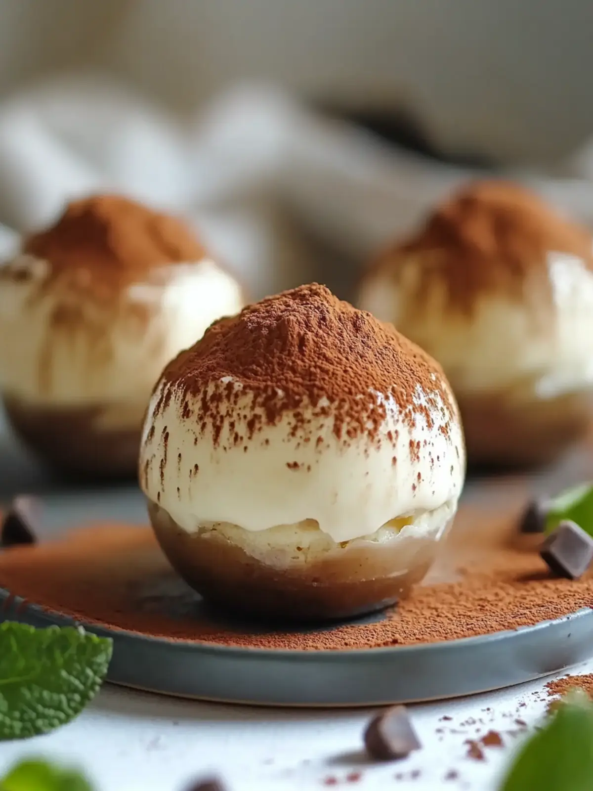 Traumhafte Tiramisu-Bällchen – Desserts zum Verlieben 2 Tiramisu-Bällchen