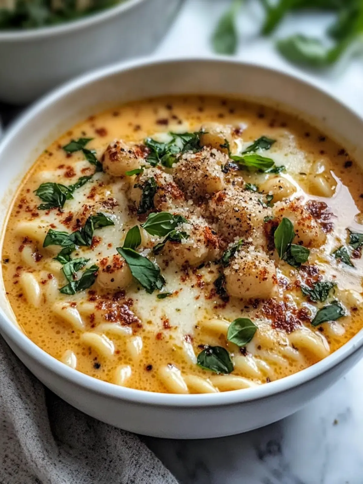 Cremige Crock-Pot Hähnchen Parmesan Suppe für kalte Abende 3 Cremige Crock-Pot Hähnchen Parmesan Suppe