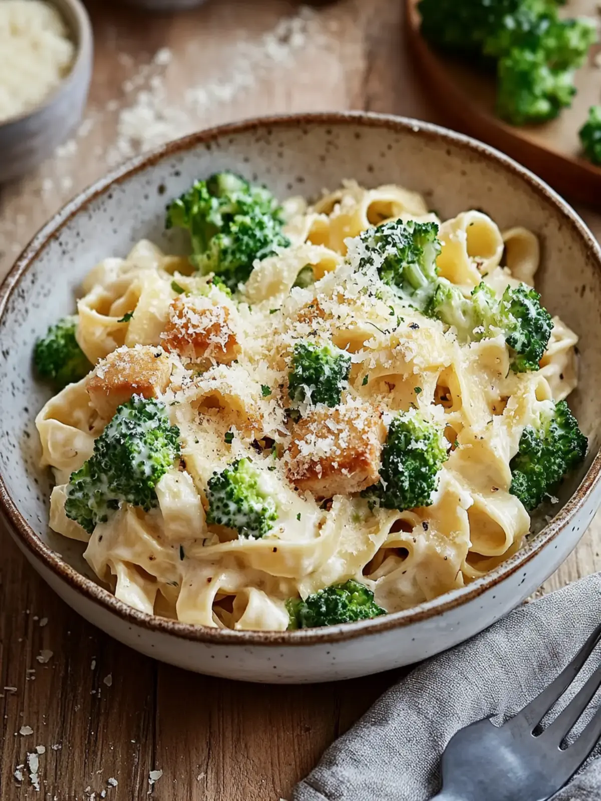 Verwöhnendes Hühnchen Brokkoli Alfredo in 30 Minuten genießen 4 Verwöhnendes Hühnchen Brokkoli Alfredo Fertig in 30 Minuten