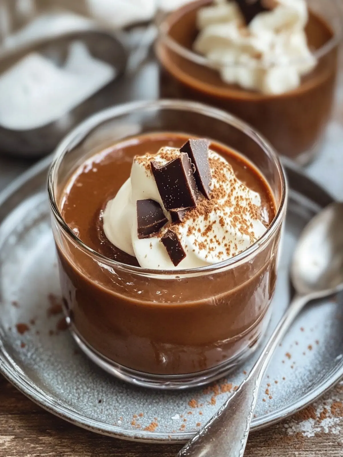 Schokoladen-Budino: Der cremige italienische Traumdessert 5 Schokoladen-Budino (Cremiger italienischer Pudding)