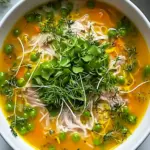 Herzhafte Frühlings-Hühnchensuppe für einen gemütlichen Abend 6 Herzhafte Frühlings-Hühnchensuppe zur Aufhellung Ihres Abendessens Tisch