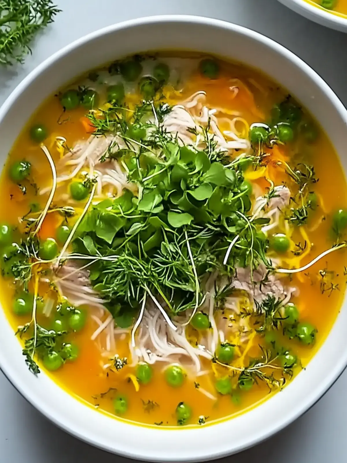 Herzhafte Frühlings-Hühnchensuppe für einen gemütlichen Abend 5 Herzhafte Frühlings-Hühnchensuppe zur Aufhellung Ihres Abendessens Tisch