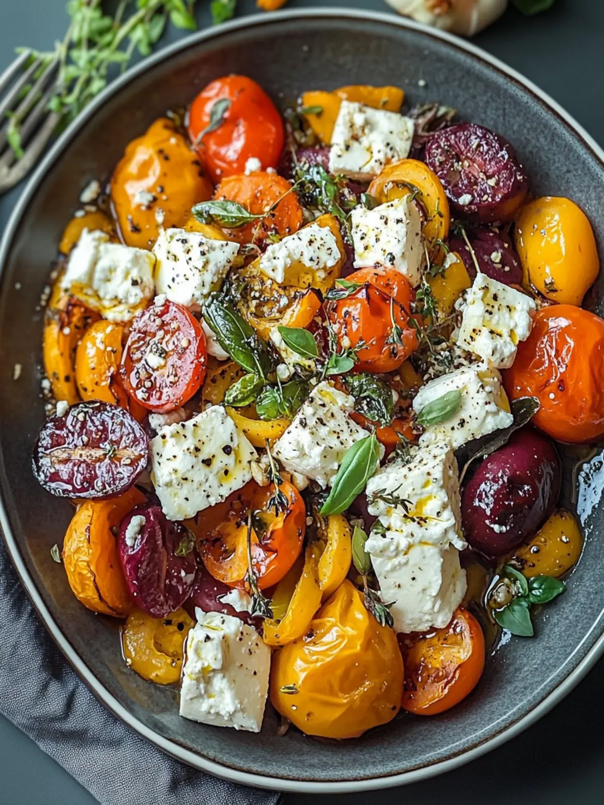 Ofen Kürbis mit Feta und Kräutern - Herbstliche Genussmomente 5 Ofen Kürbis mit Feta und Kräutern