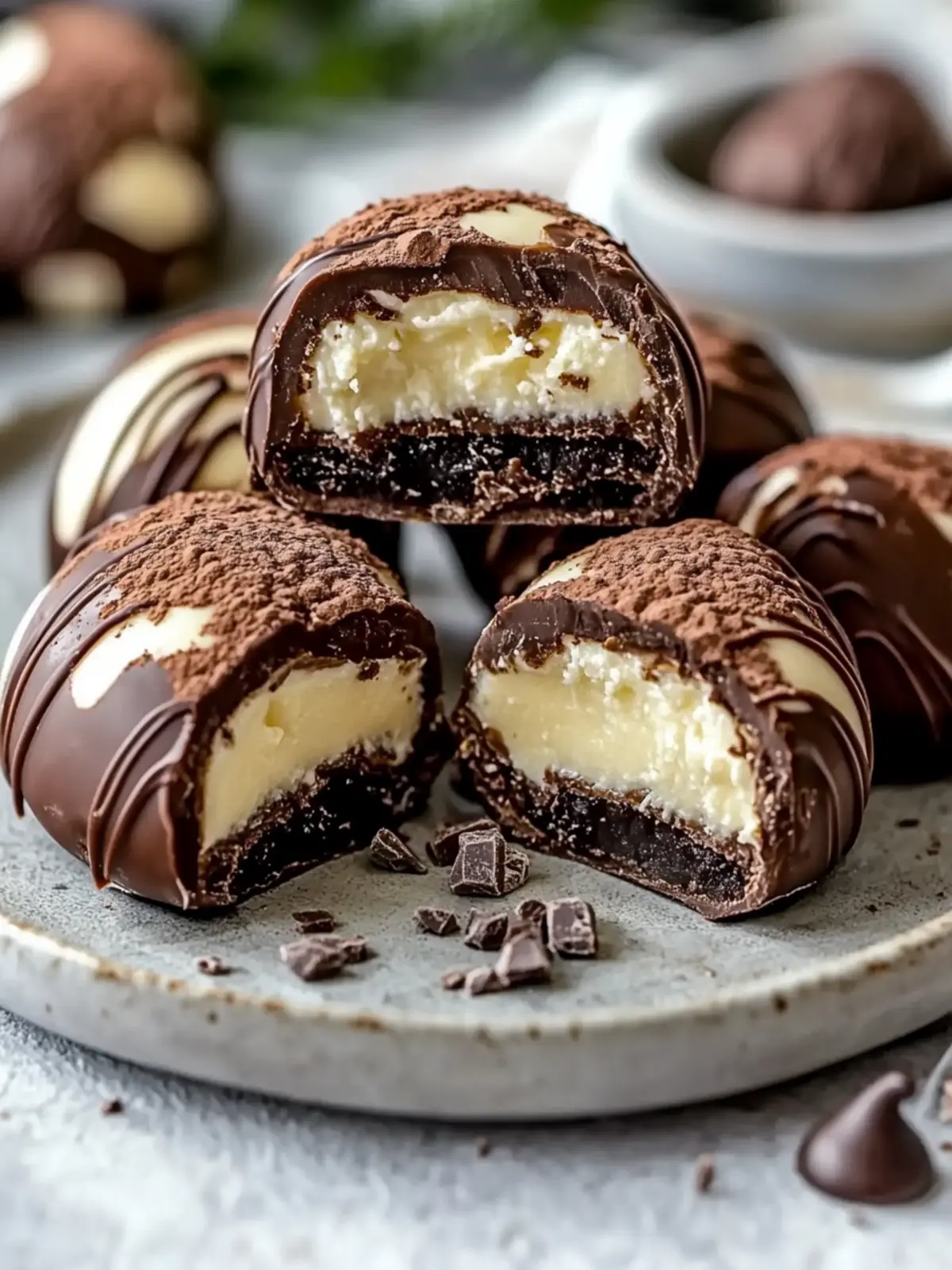 Schokoladenkeks-Käsekuchen-Plätzchen: Der süße Traum! 3 Schokoladenkeks-Käsekuchen-Plätzchen