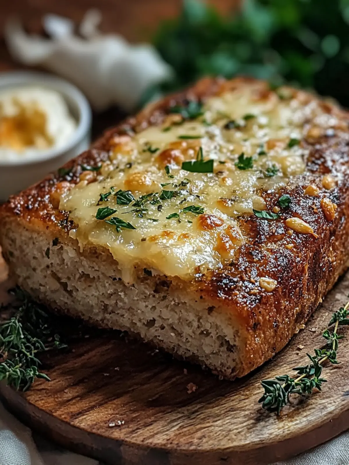 Mundwassernder Knoblauch Parmesan Hackbraten