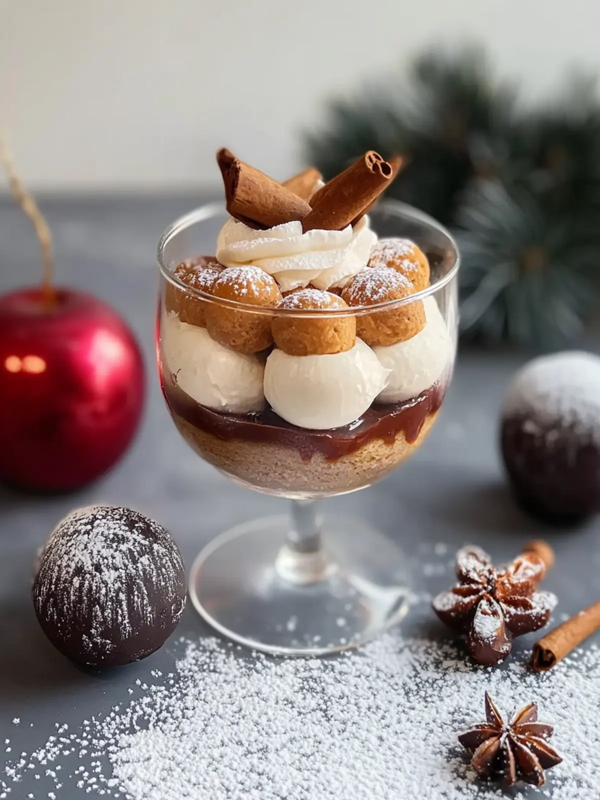 Lebkuchen-Kirsch-Dessert im Glas: Festlicher Hochgenuss für Zuhause 2 Lebkuchen-Kirsch-Dessert im Glas