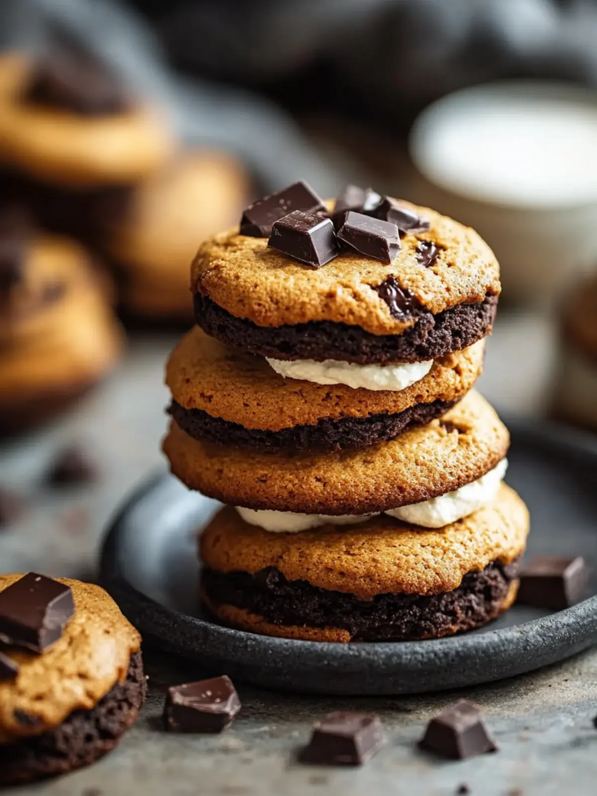 Meistern Kürbis Schokoladenstückchen Kekse für den perfekten Herbstgenuss 3 Meistern Kürbis Schokoladenstückchen Kekse