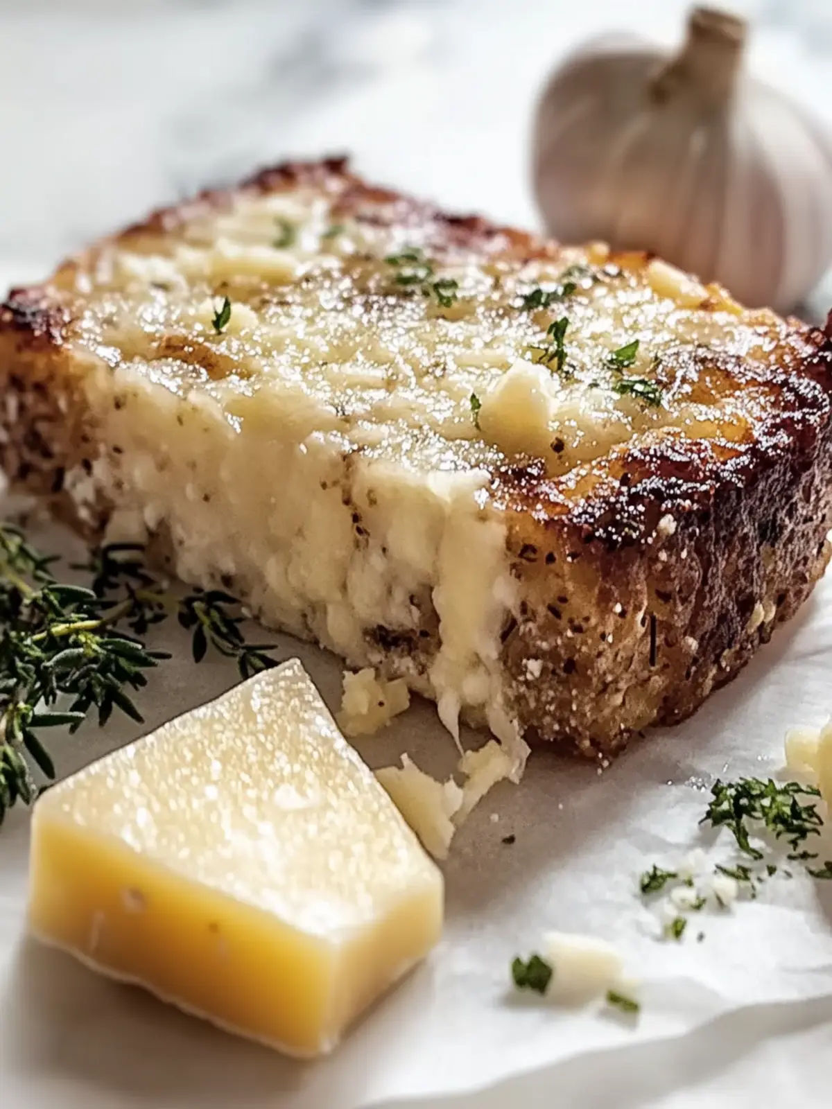 Mund-wässernder Knoblauch Parmesan Hackbraten für jeden Anlass 2 Mund-wässernde Knoblauch Parmesan Hackbraten