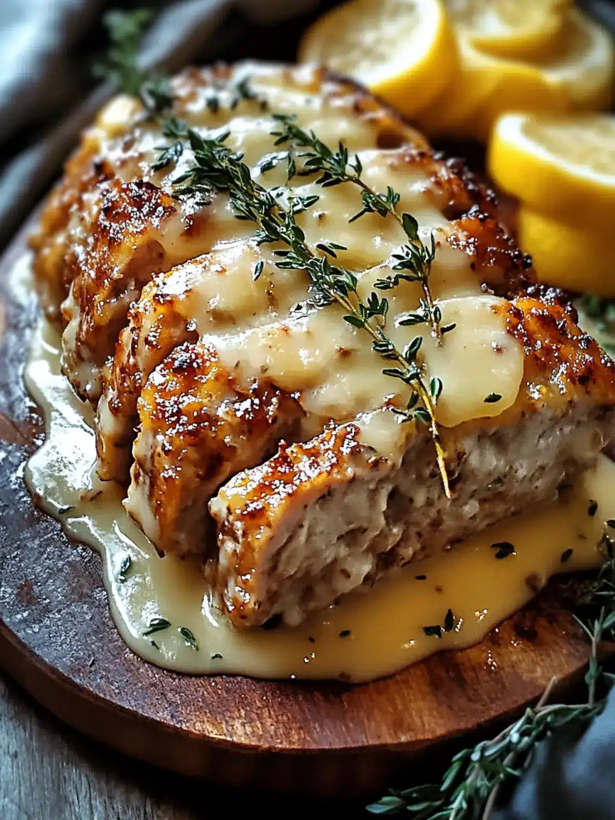 Herzhafter Hähnchen-Cordon-Bleu-Fleischlaib für Familienfreude 2 Herzhafter Hähnchen-Cordon-Bleu-Fleischlaib für gemütliche Familienabende