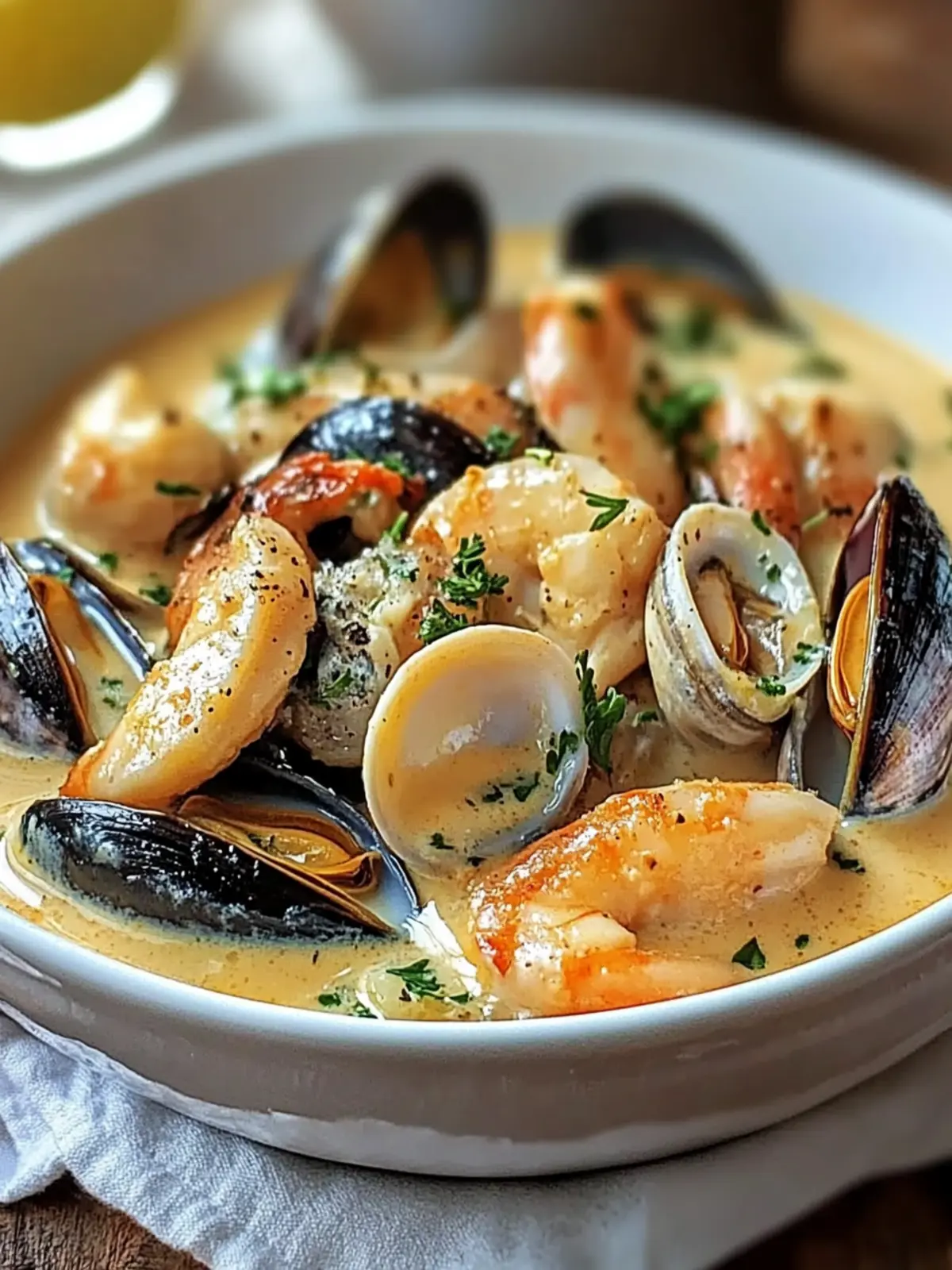 Garnelen und Muscheln in cremiger Knoblauchsoße: Dein Hochgenuss 5 Garnelen und Muscheln in cremiger Knoblauchsoße: Ein unbedingt probieren Genuss