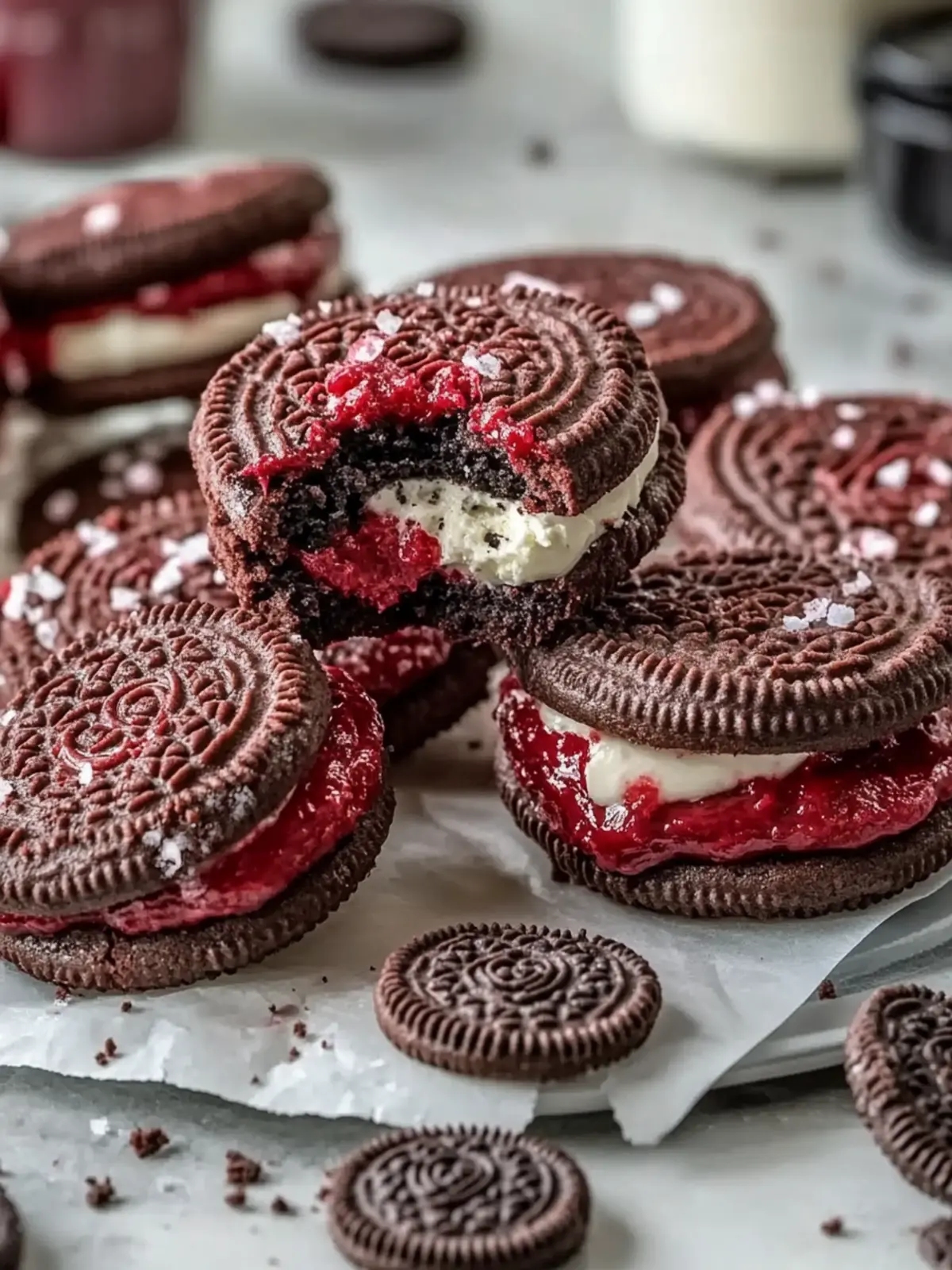 Leckeres Rezept für rote Samt-Oreo-Kekse, die begeistern 3 Leckeres Rezept für rote Samt-Oreo-Kekse, das du unbedingt ausprobieren musst