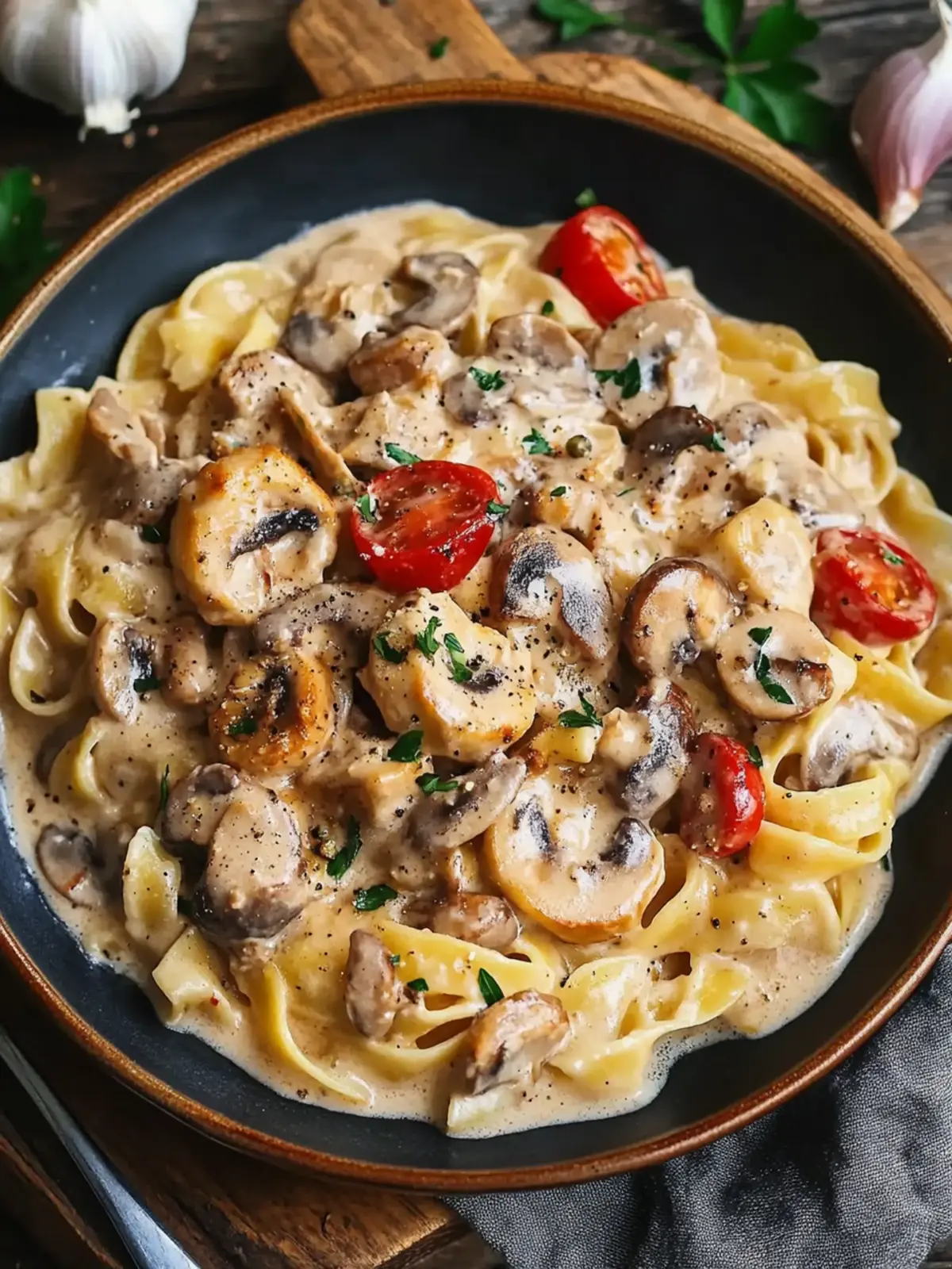 Schwarze Garnelen Stroganoff: Würzige Freude in 30 Minuten 3 Schwarze Garnelen Stroganoff